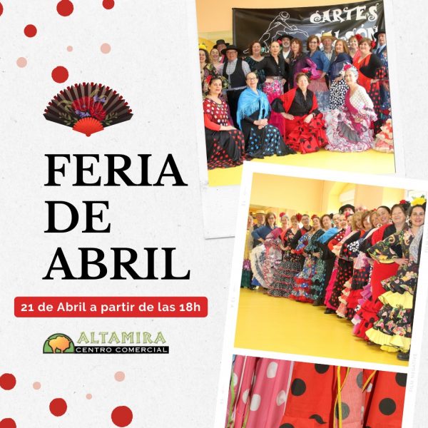 Cartel de la Feria de Abril Bulevar Altamira